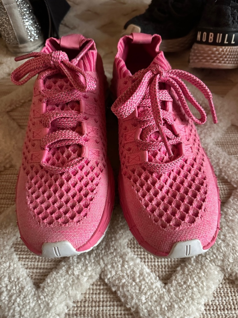 No Bull Pink Running Shoes